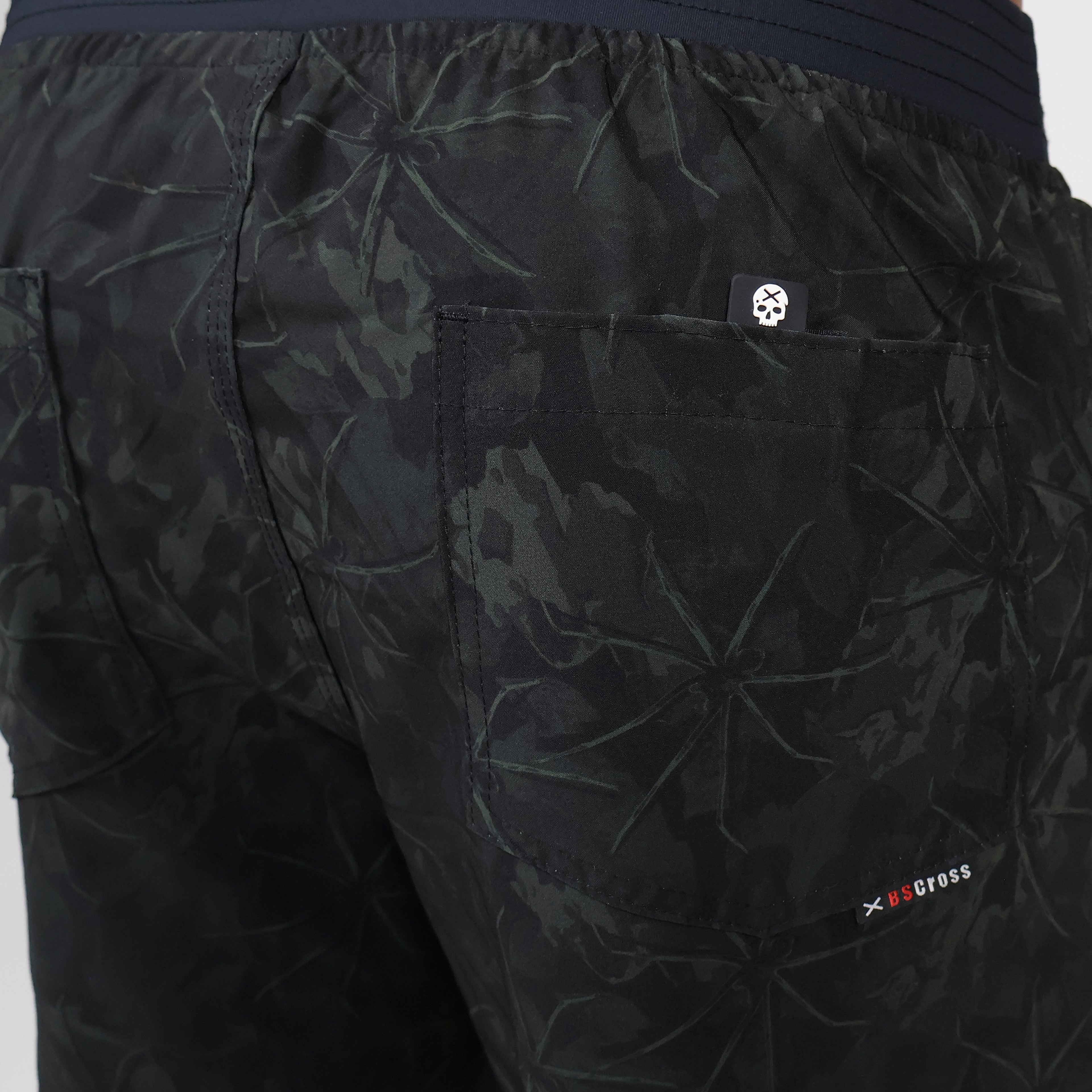 Short Masc c/ Bolso e Zíper - Branco Aranha