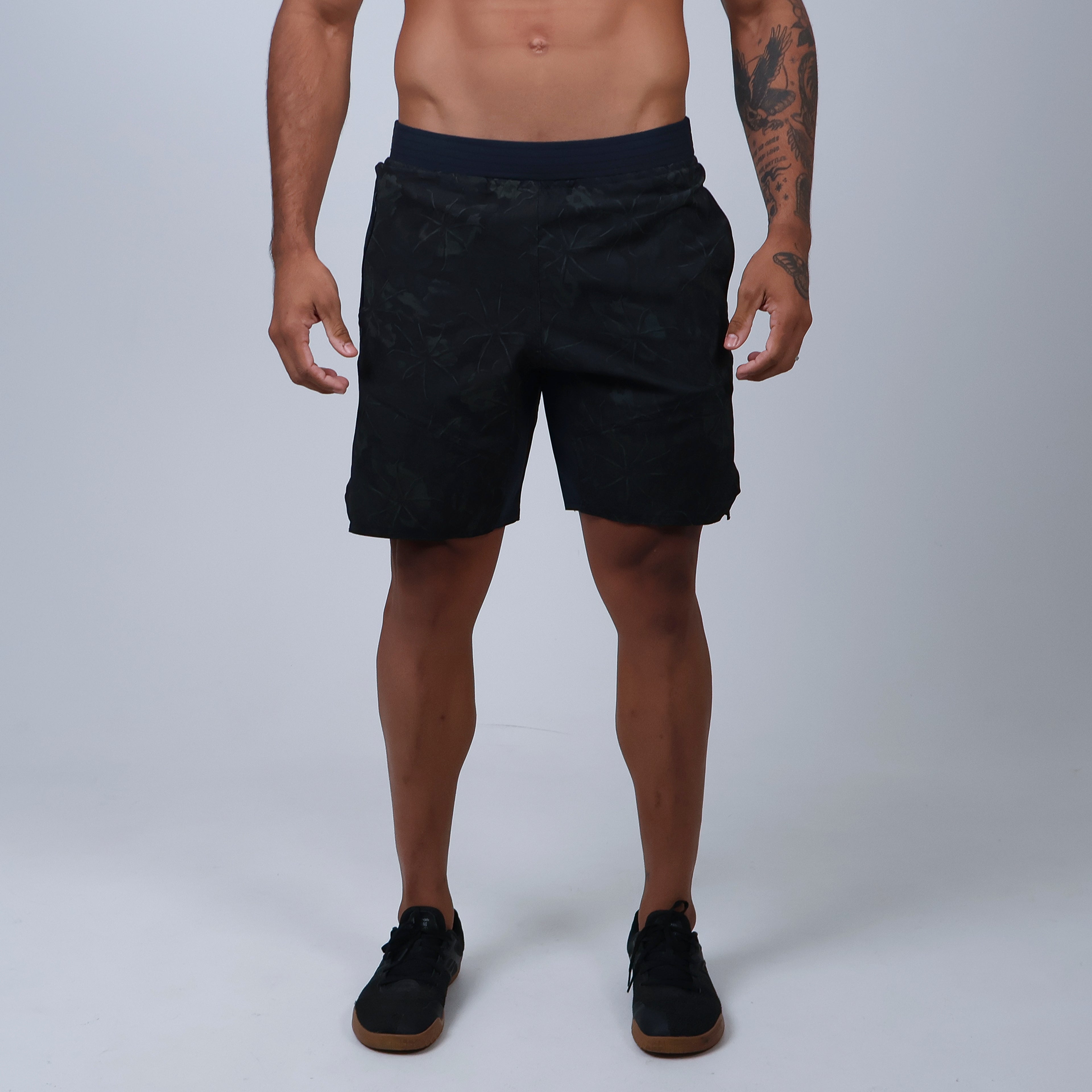 Short Masc c/ Bolso e Zíper - Branco Aranha