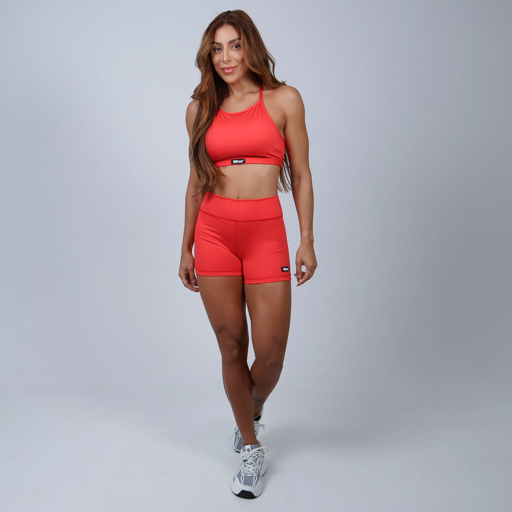 Top Frente Única - Liso vermelho