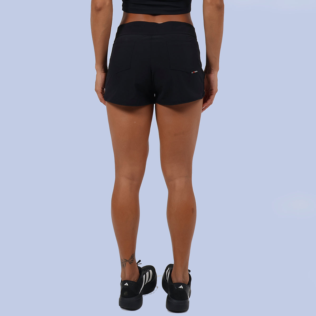 Short em Tactel c/ Cadarço - Preto