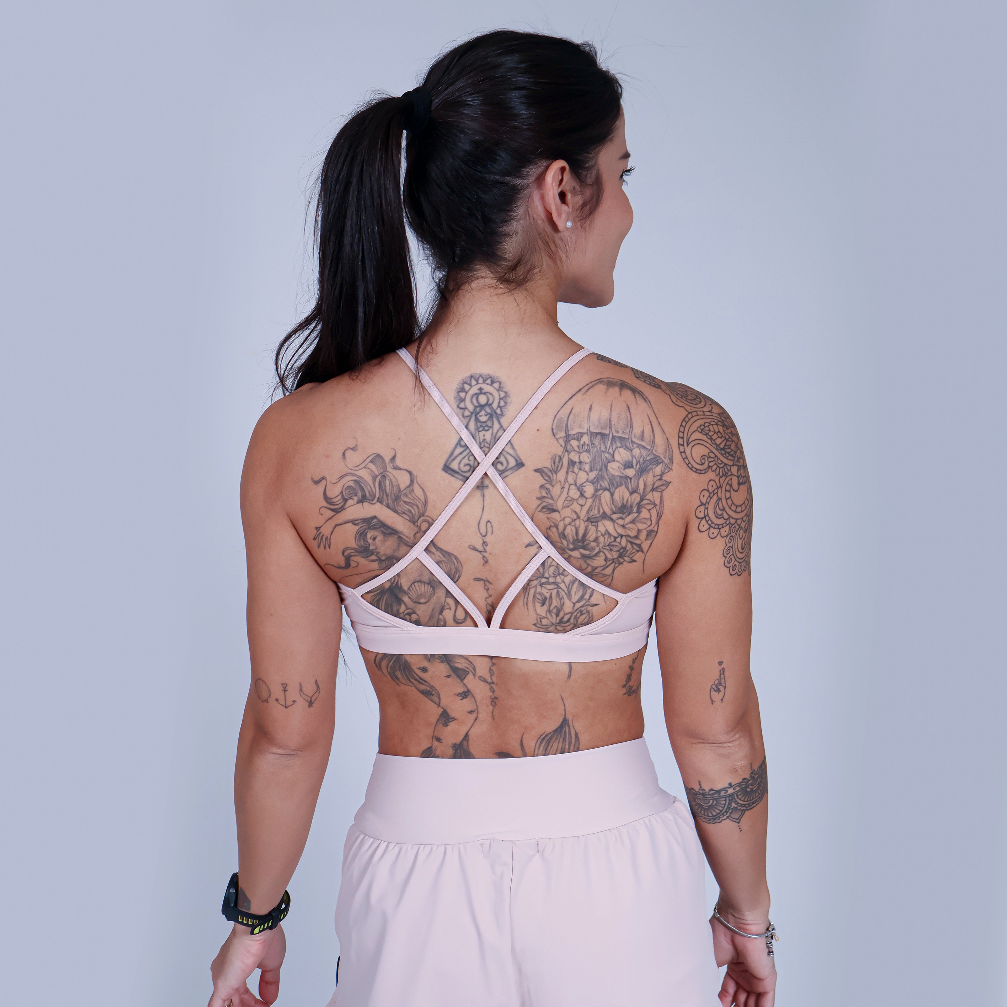 Top c/ Alças Cruzadas - Nude