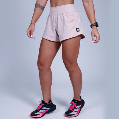 Short Solto c/ Short Interno - Nude