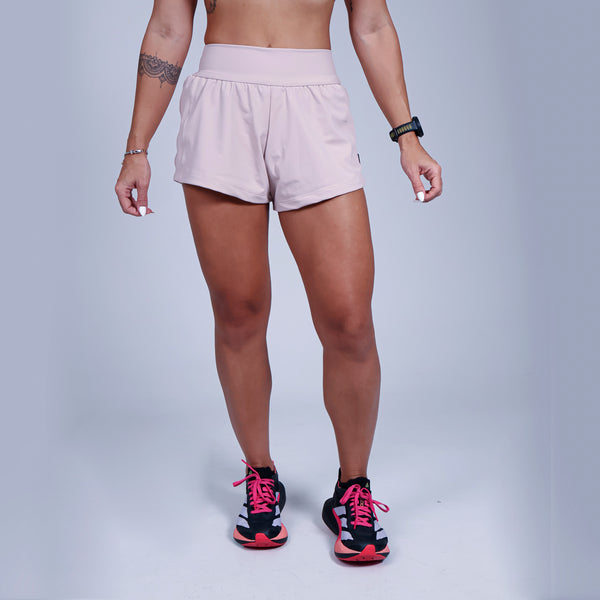 Short Solto c/ Short Interno - Nude