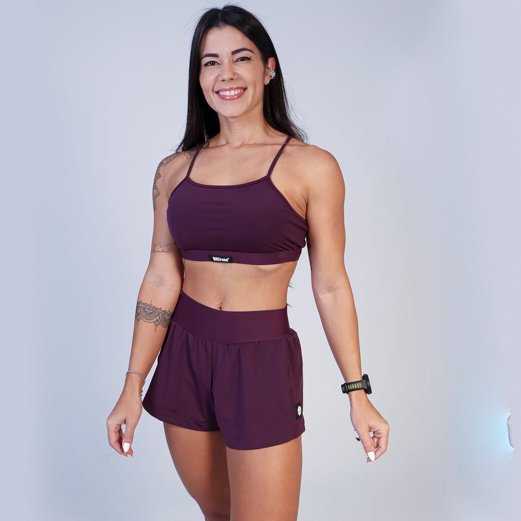 Short Solto c/ Short Interno - Uva