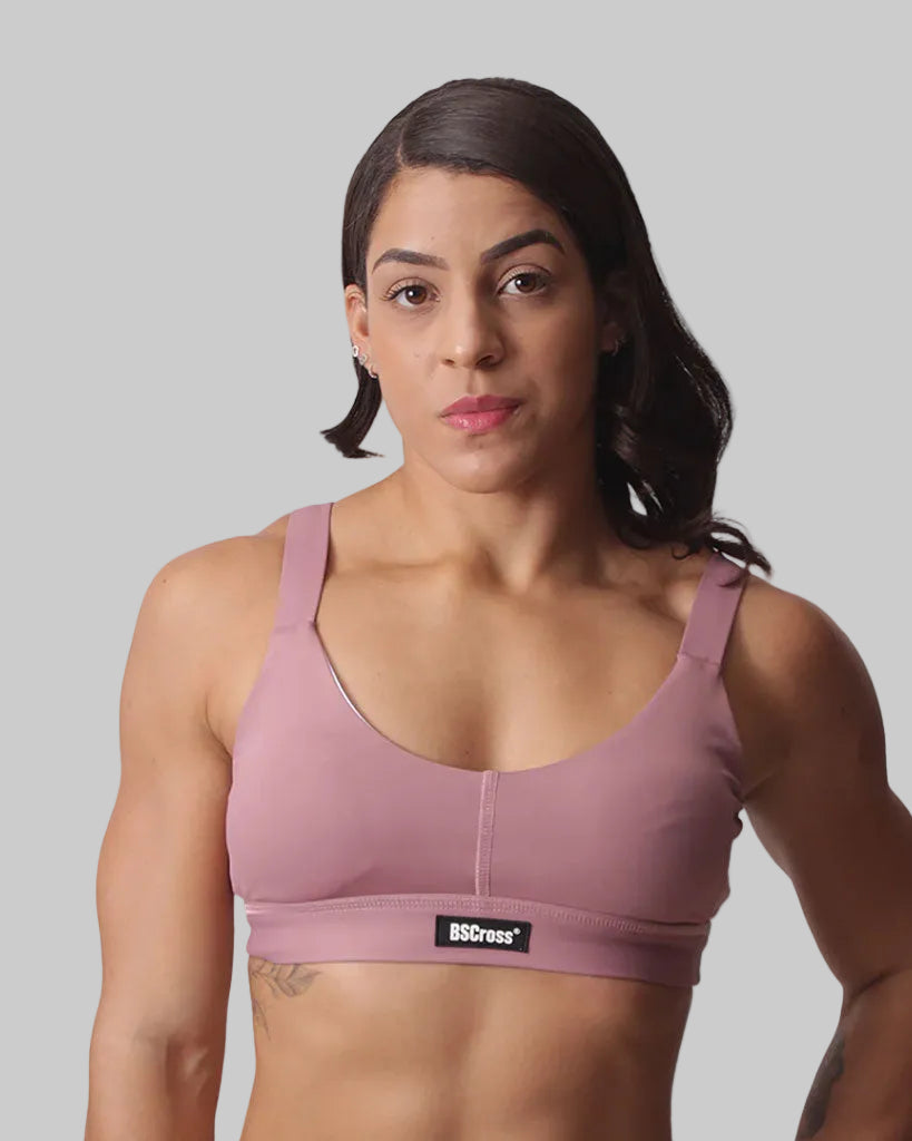 Top alça elástico coberto BS - Rose
