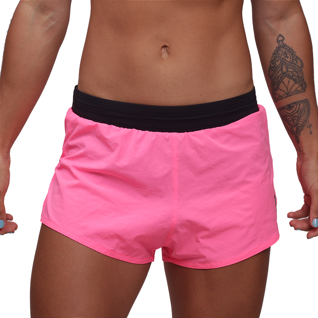 Short Fem Run - Rosa Neon