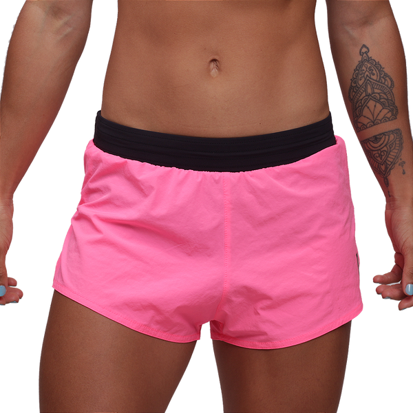 Short Fem Run - Rosa Neon