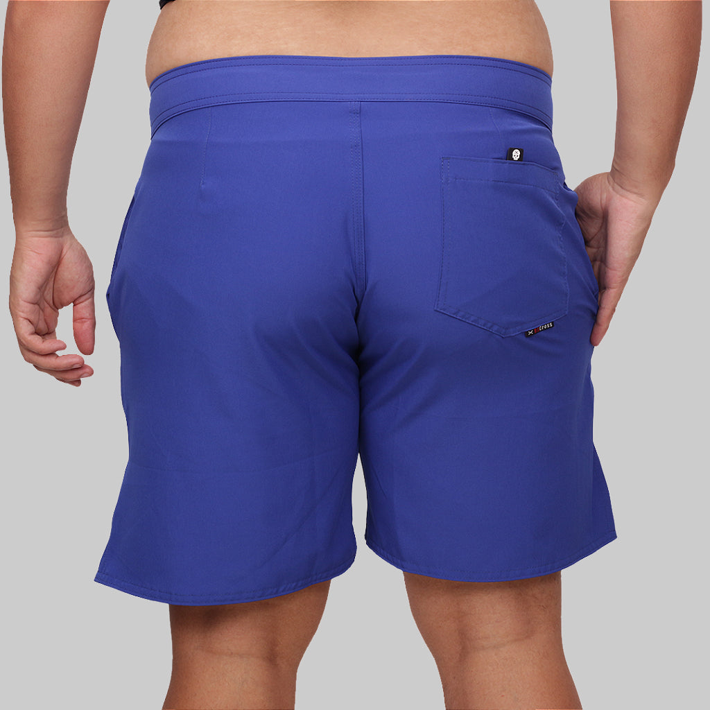 Berm Masc One Color Plus Size  - Royal