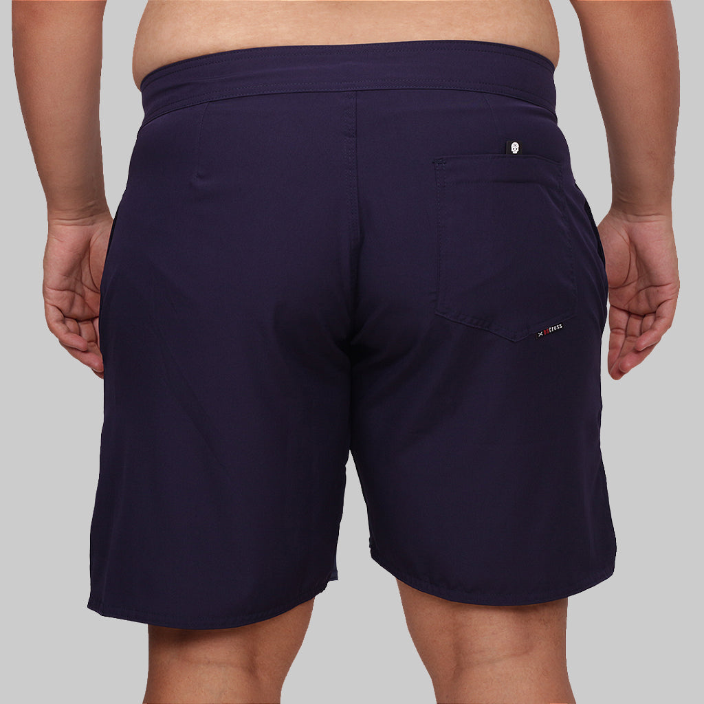 Berm Masc One Color Plus Size  - Azul Marinho