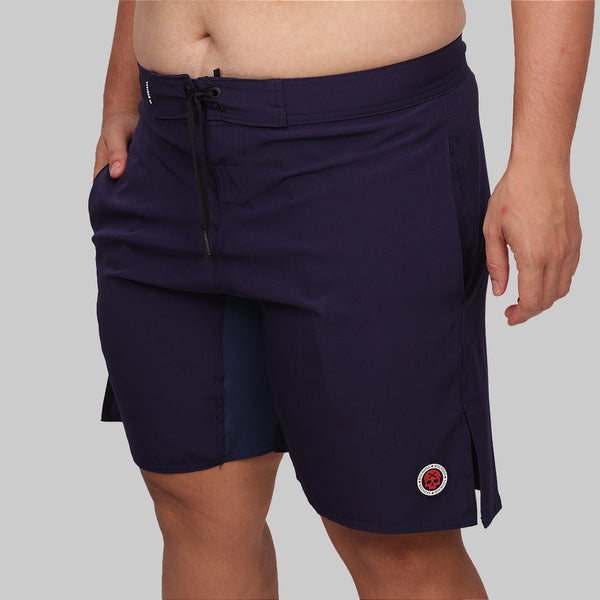 Berm Masc One Color Plus Size  - Azul Marinho