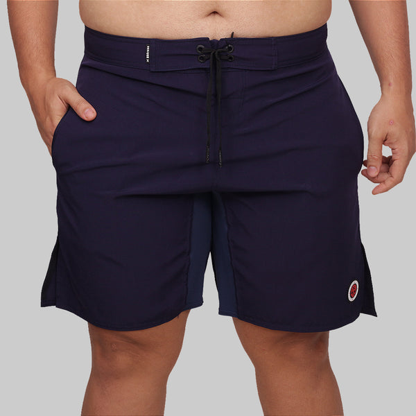Berm Masc One Color Plus Size  - Azul Marinho