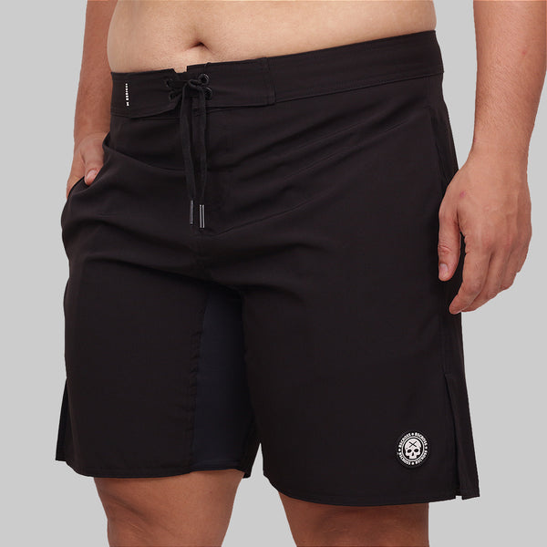 Berm Masc One Color Plus Size  - Preto