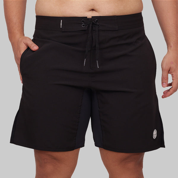 Berm Masc One Color Plus Size  - Preto