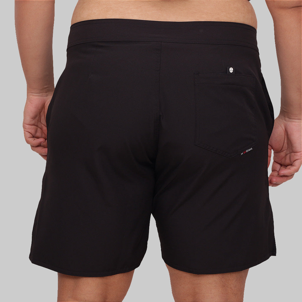 Berm Masc One Color Plus Size  - Preto
