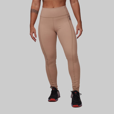 Calca Legging Alta Compress - Canela