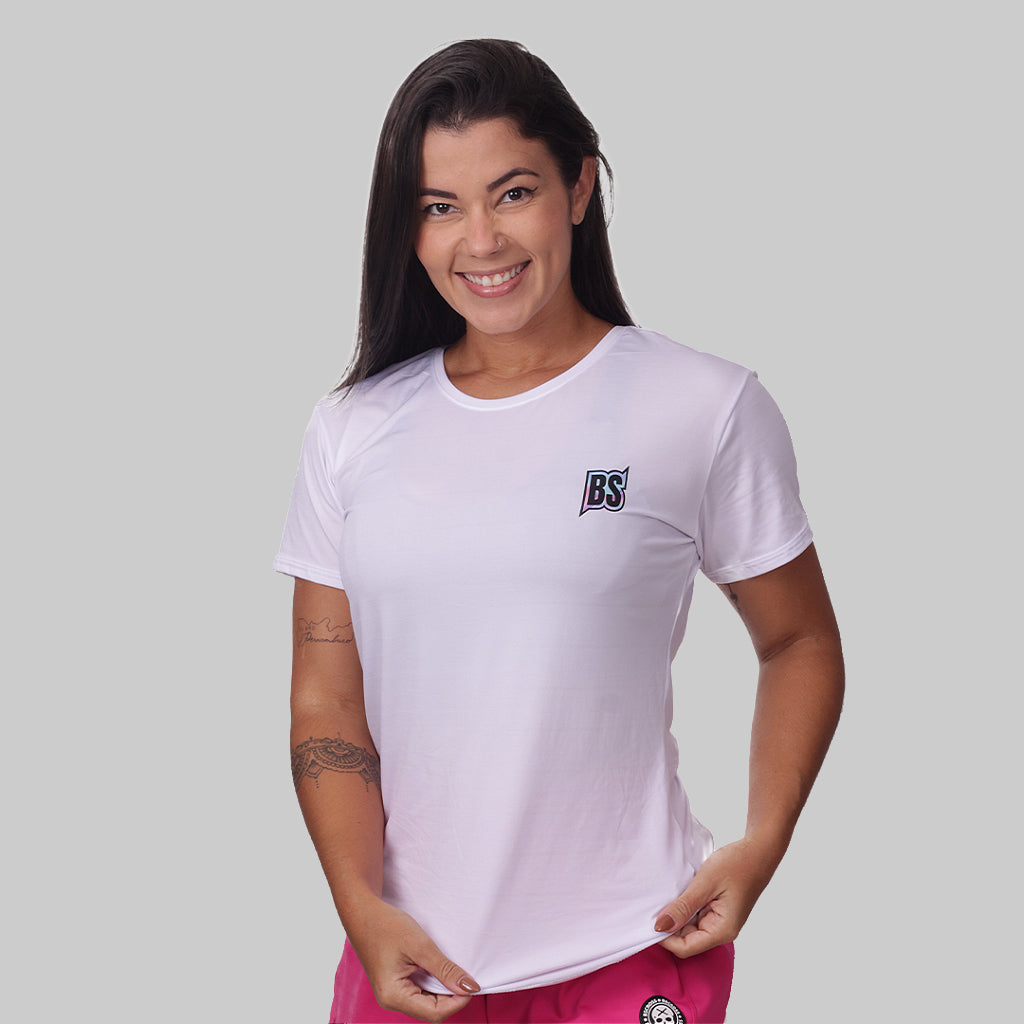 Camiseta Fem Básica - Branco