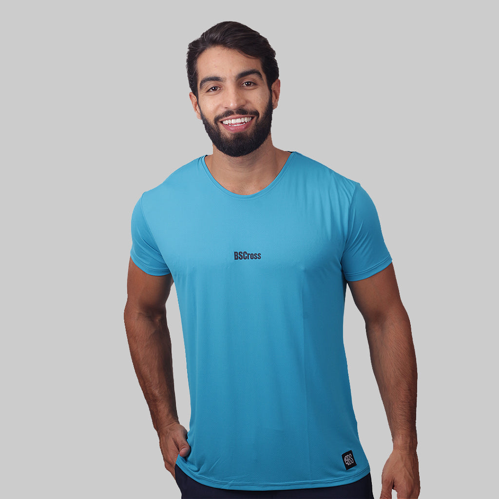 Camiseta masc. Toes To Bar - Azul