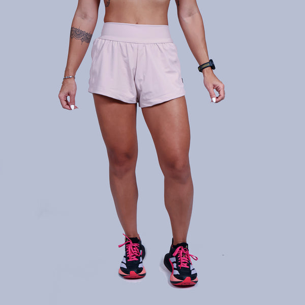 Short Solto c/ Short Interno - Nude