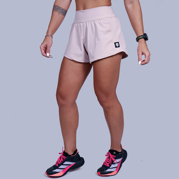 Short Solto c/ Short Interno - Nude
