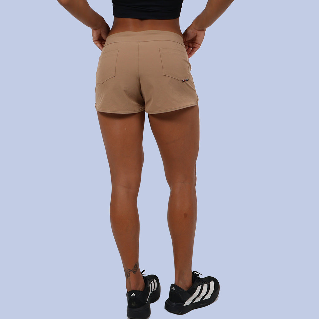Short em Tactel c/ Cadarço - Khaki
