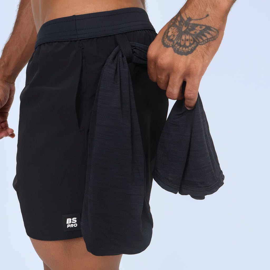 Short Curto c/ Bolso BS PRO - Preto