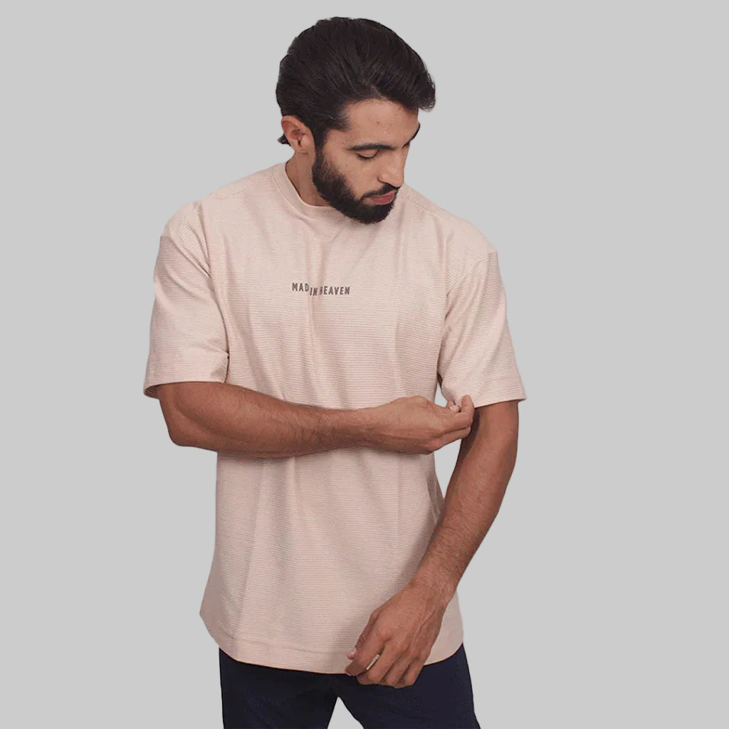 Camiseta Mas. Big Oversized BS  - Palha