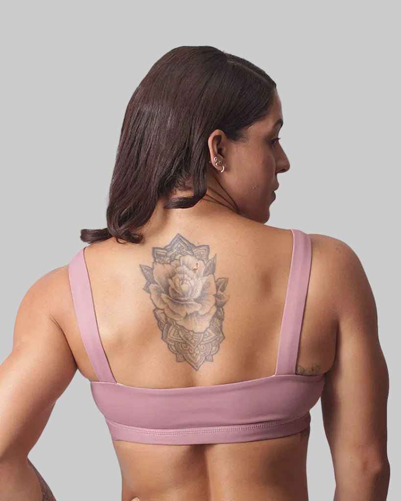 Top alça elástico coberto BS - Rose