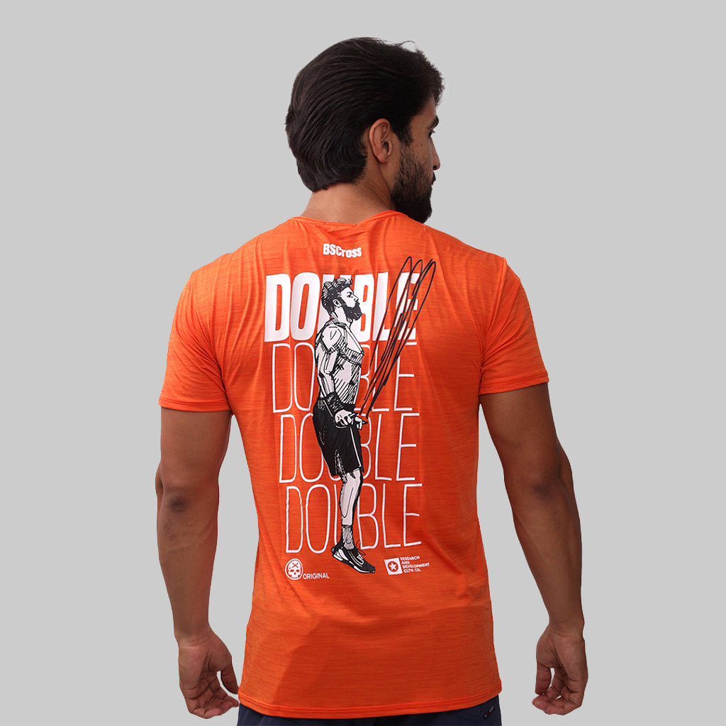 Camiseta Mas. BSCross Double - Laranja