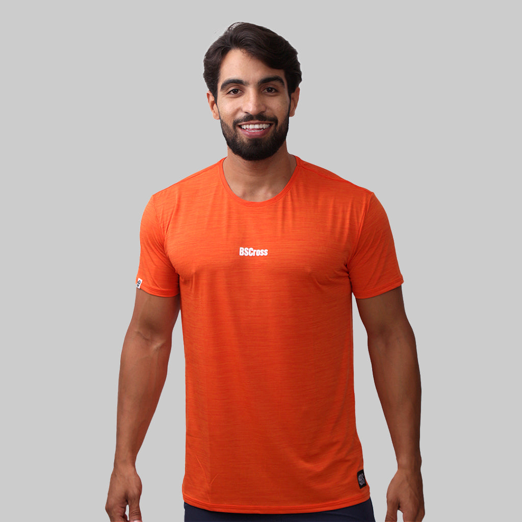 Camiseta Mas. BSCross Double - Laranja