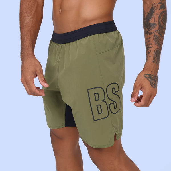 Short Tactel c/ bolso e Zíper - Avocado