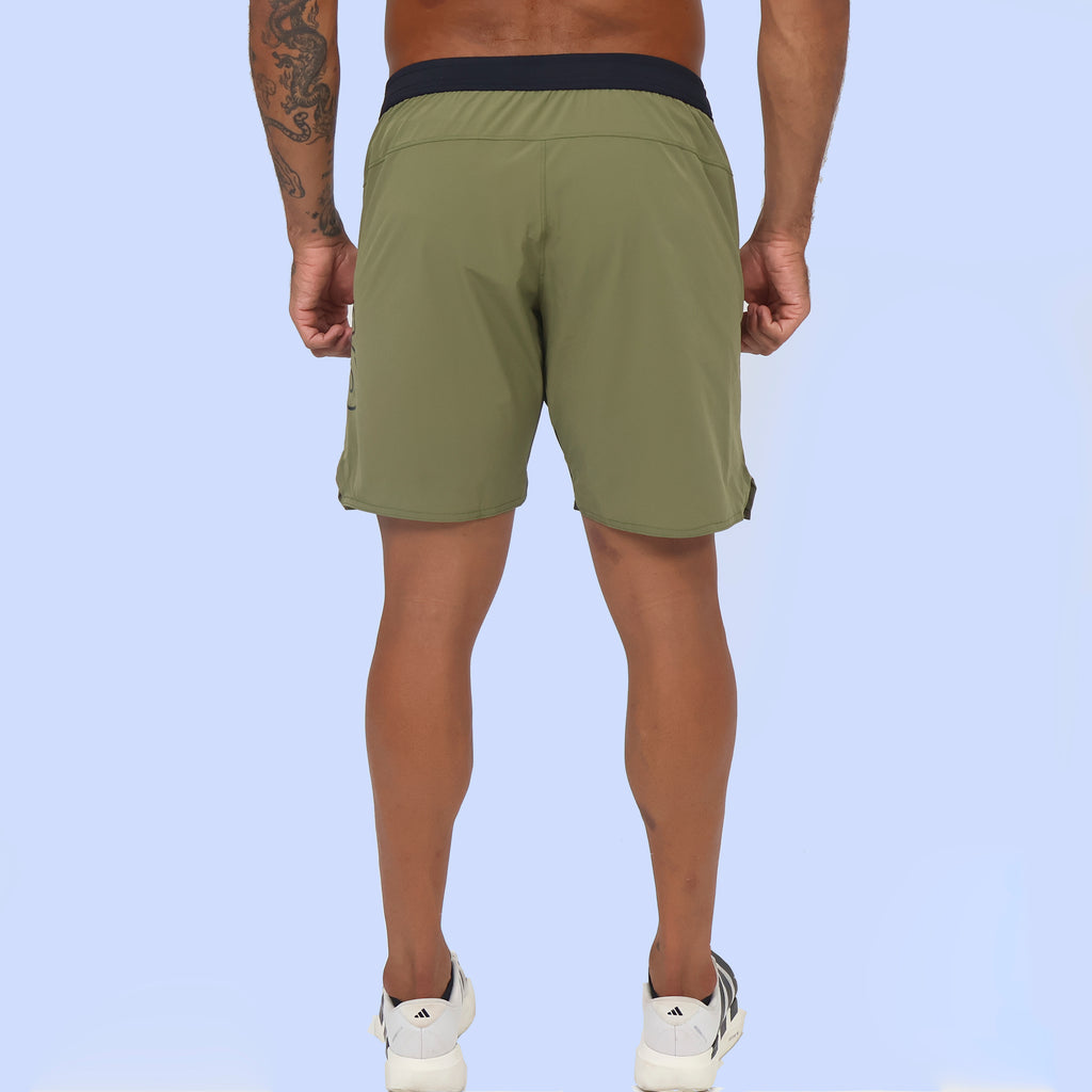 Short Tactel c/ bolso e Zíper - Avocado