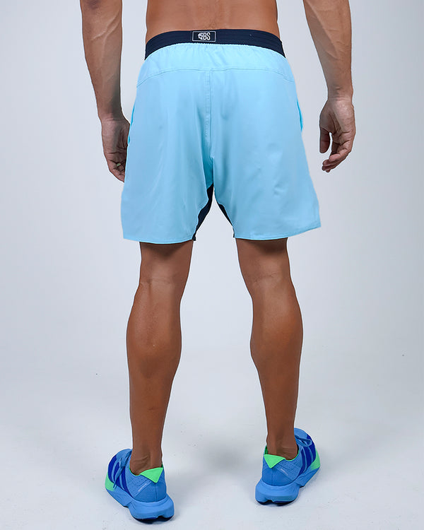 Short Masc Cós Estreito - Azul