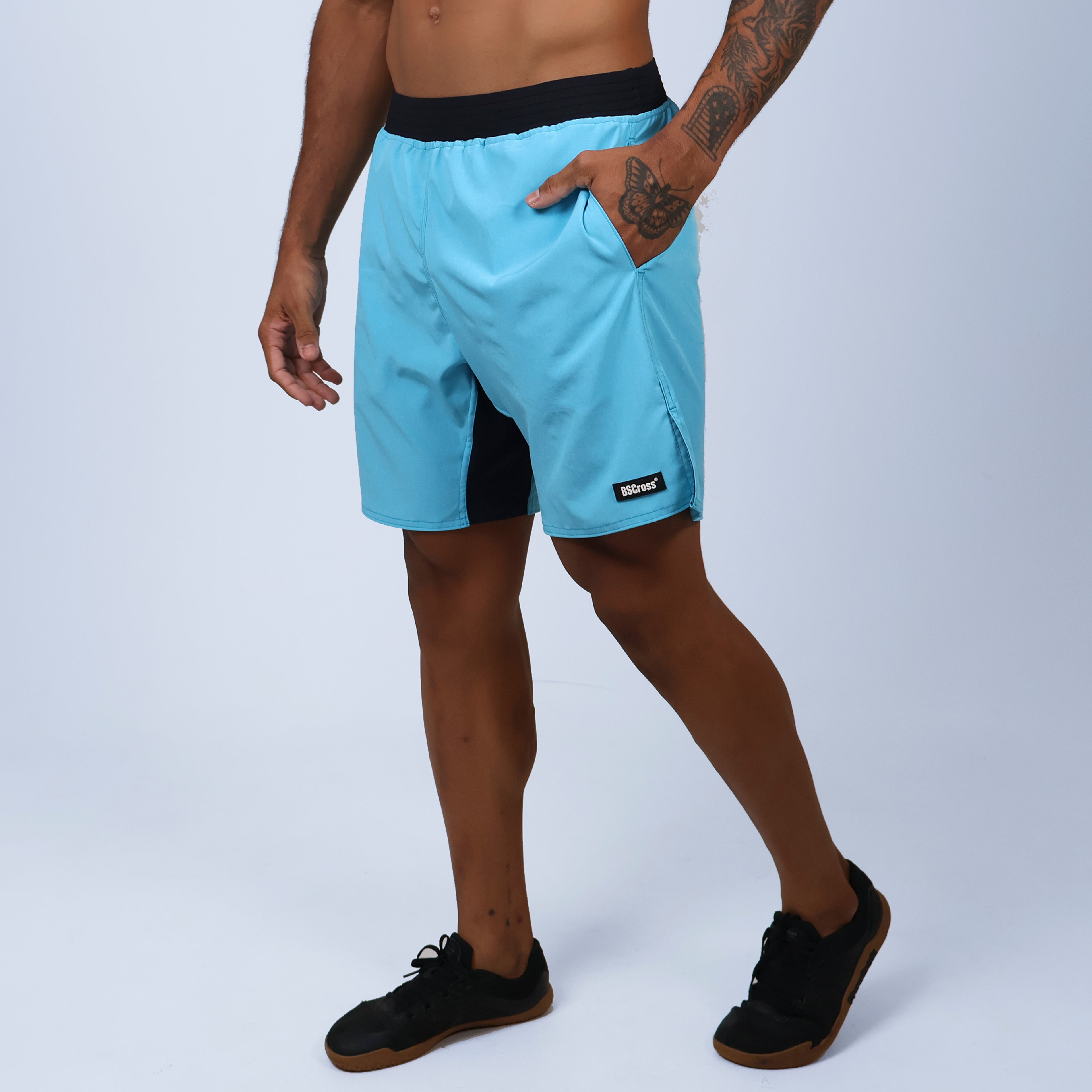 Short Masc Cós Estreito - Azul Claro
