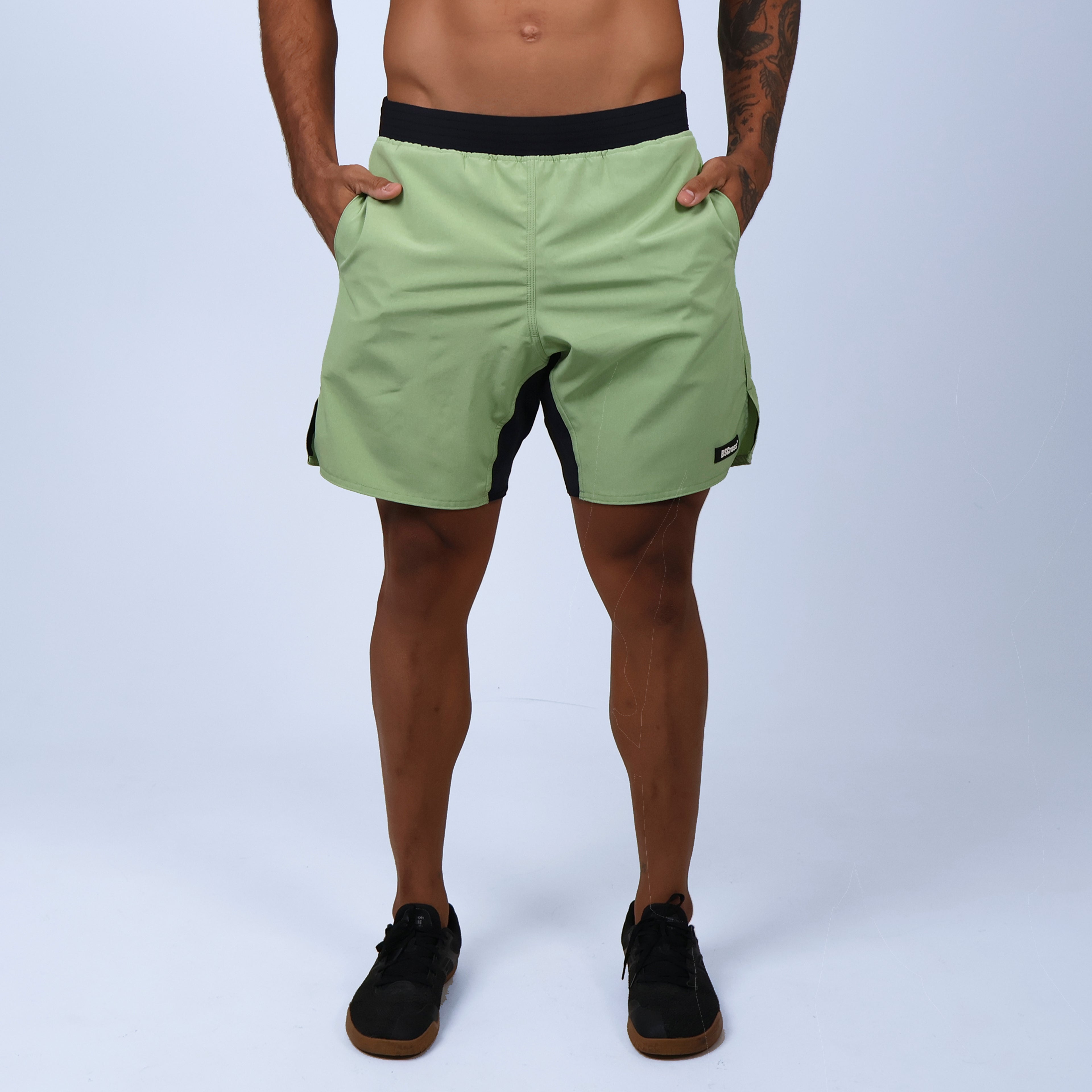 Short Tactel Cós Estreito - Verde Claro