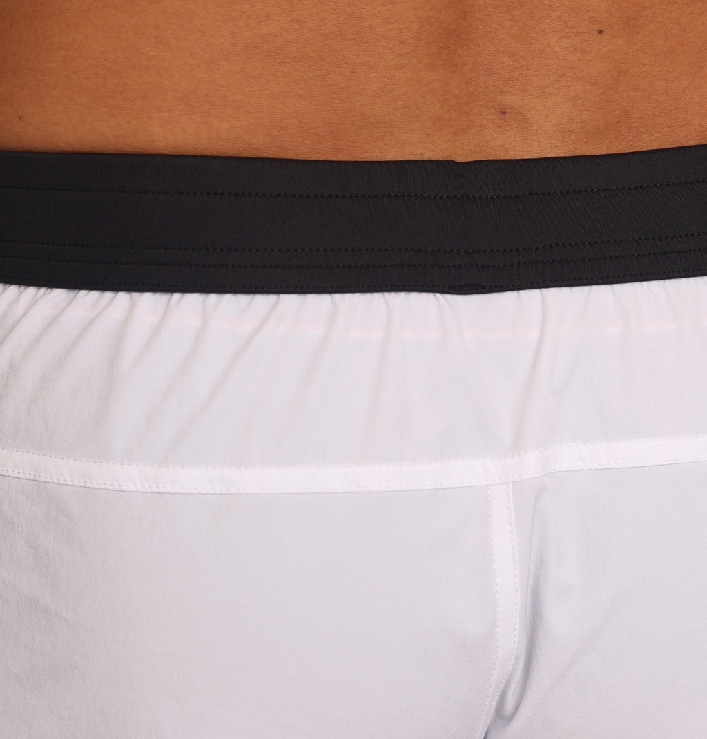 Short Curto Masc c/ Bolso e Zíper - Branco