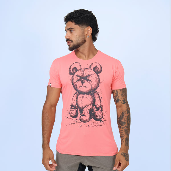 Camiseta BEAR KETTLEBELL - Goiaba