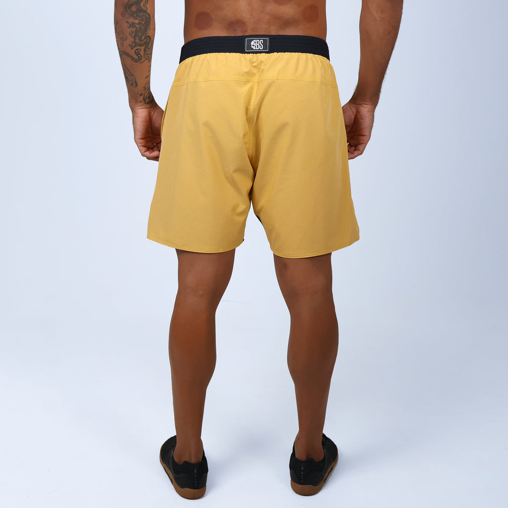 Short Masc Cós Estreito - Amarelo