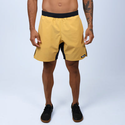 Short Masc Cós Estreito - Amarelo