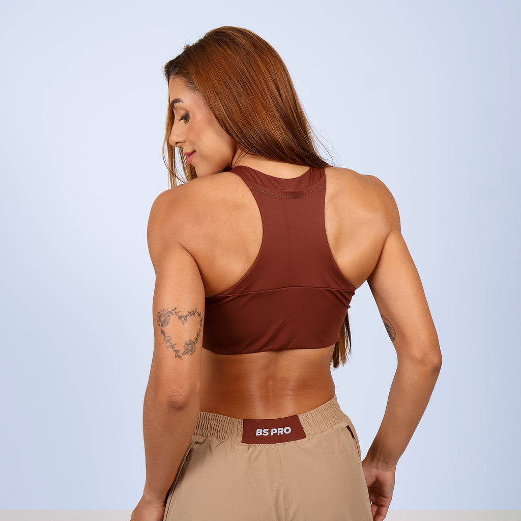 Top Nadador c/ Bolso BS PRO - Liso Couro
