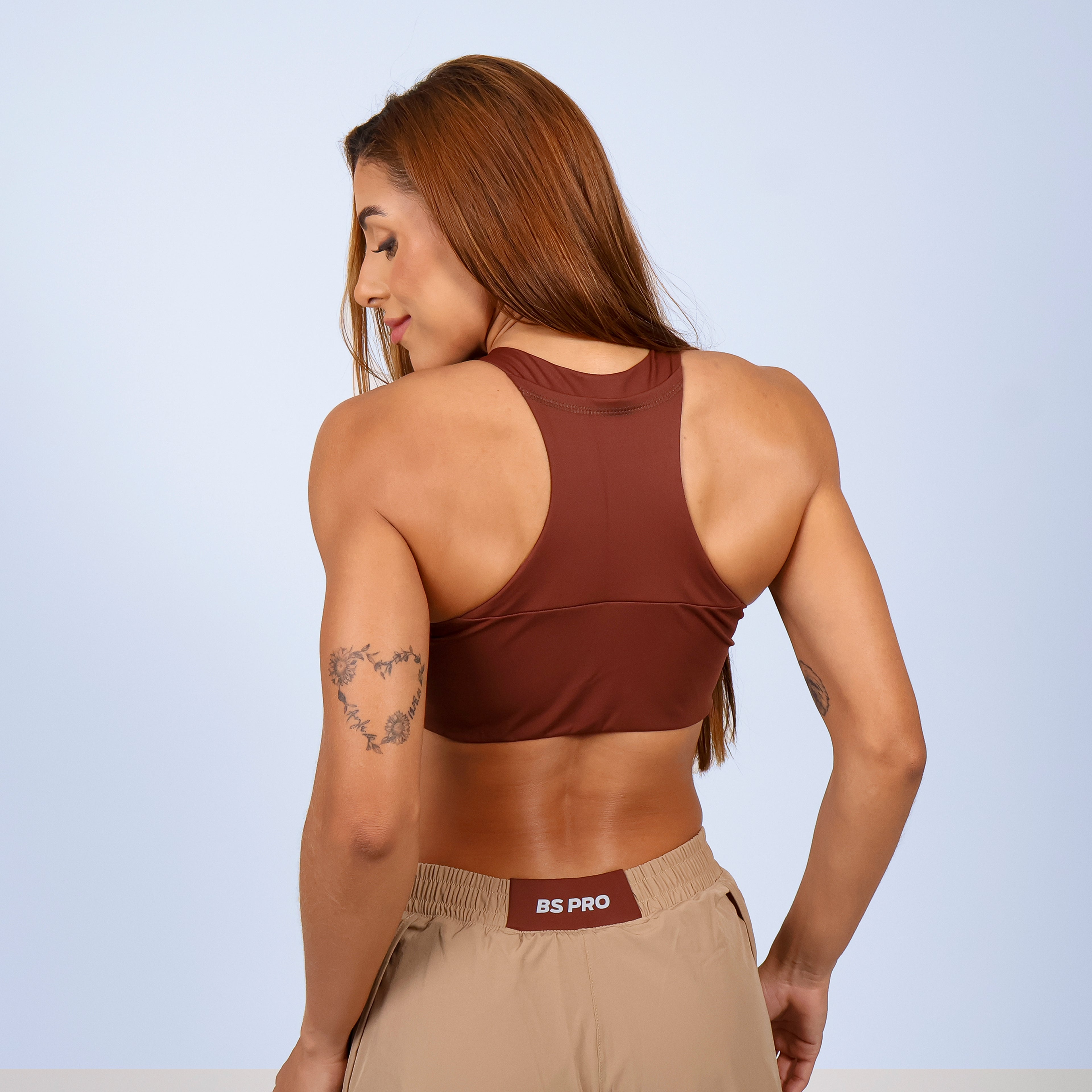 Top Nadador c/ Bolso BS PRO - Liso Couro