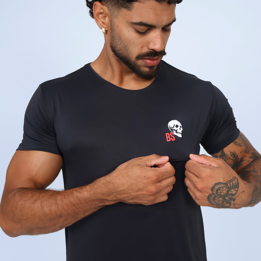 Camiseta Skull Running - Preto