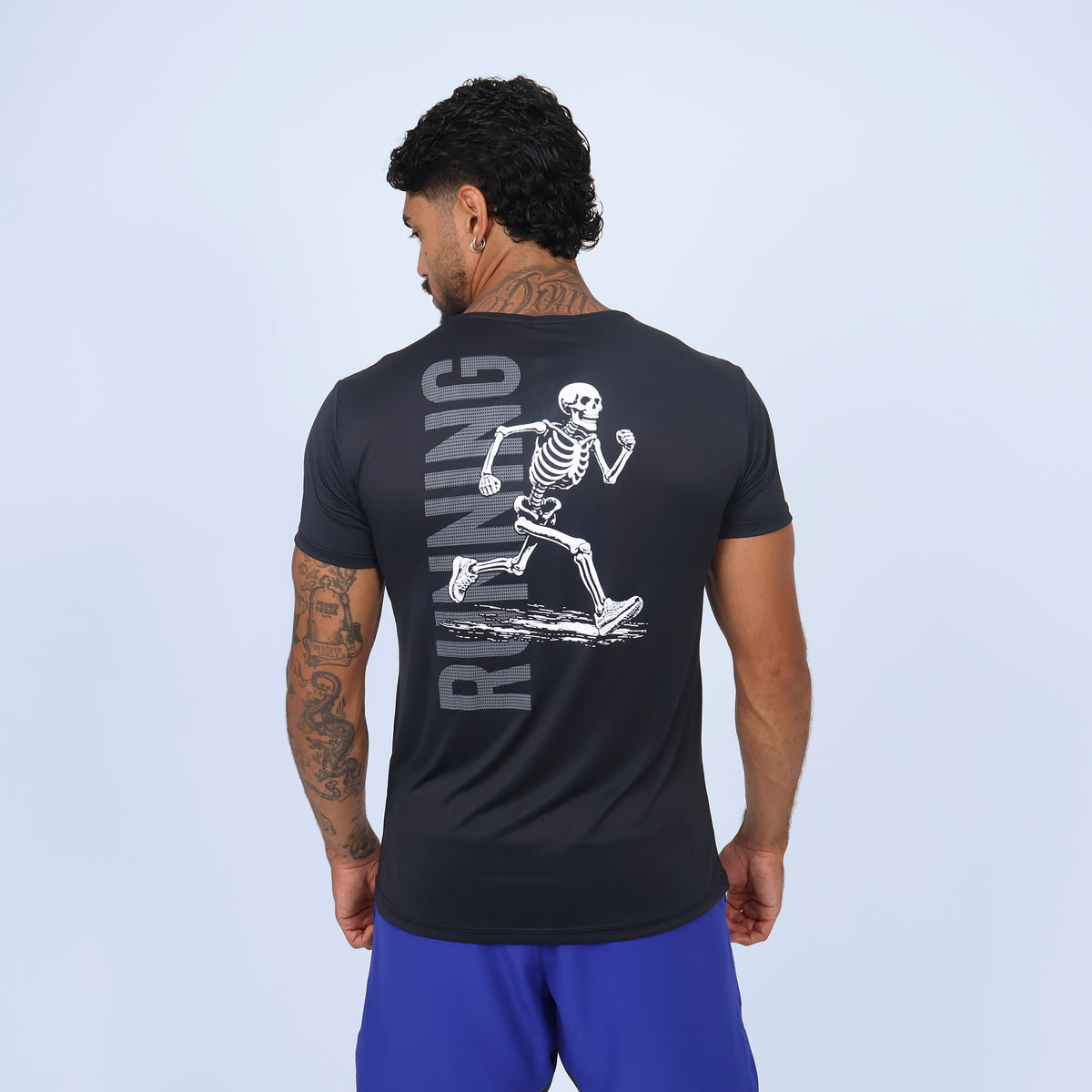Camiseta Skull Running - Preto