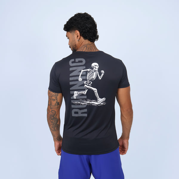 Camiseta Skull Running - Preto