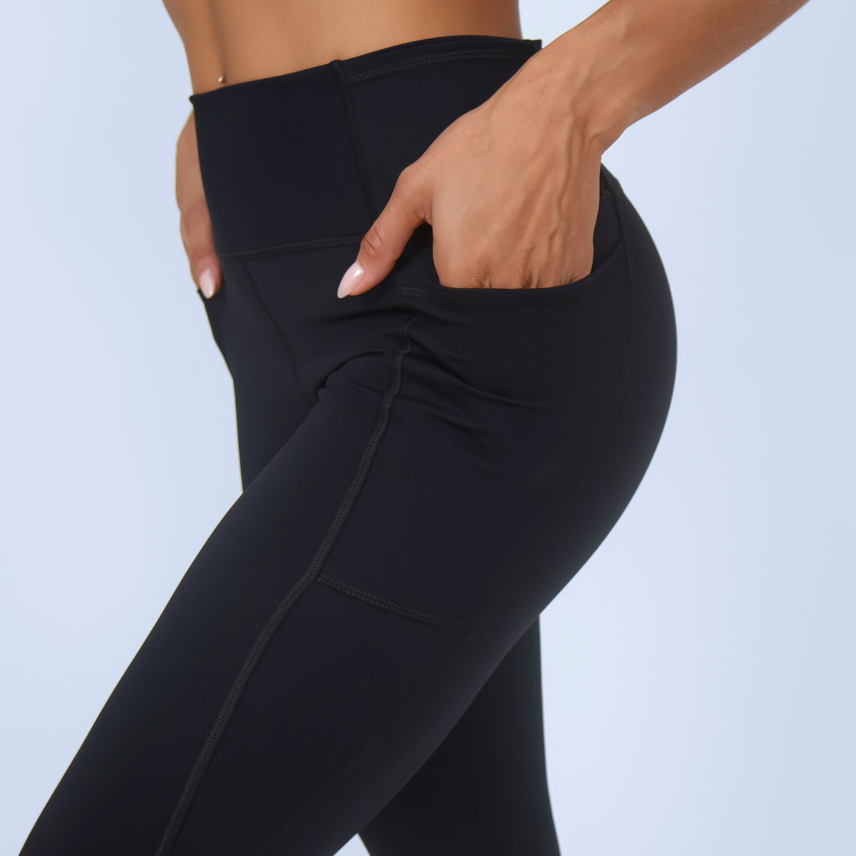 Legging Alta Compress Running BS PRO - Preto