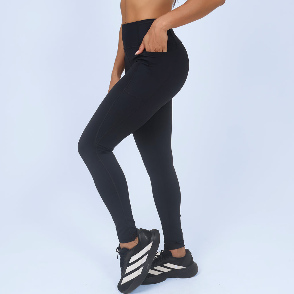 Legging Alta Compress Running BS PRO - Preto