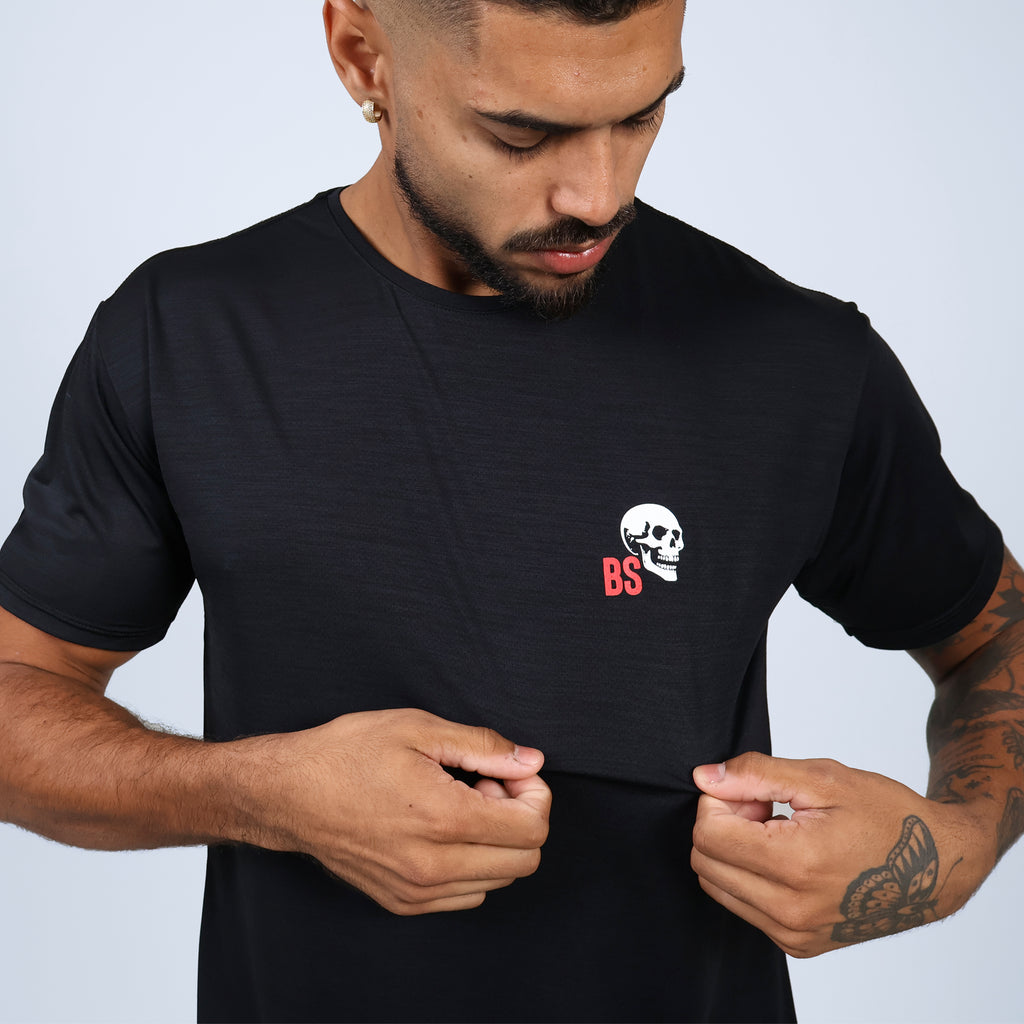 Camiseta Skull Run - Preto