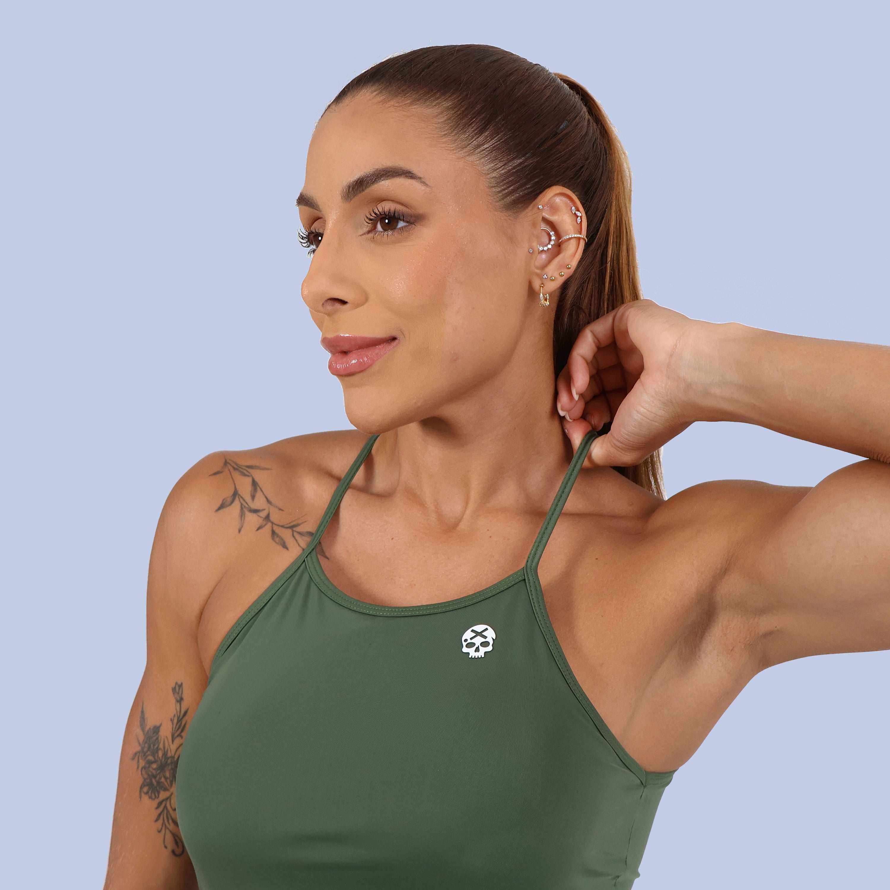 Cropped Alçinhas Skull - Croco