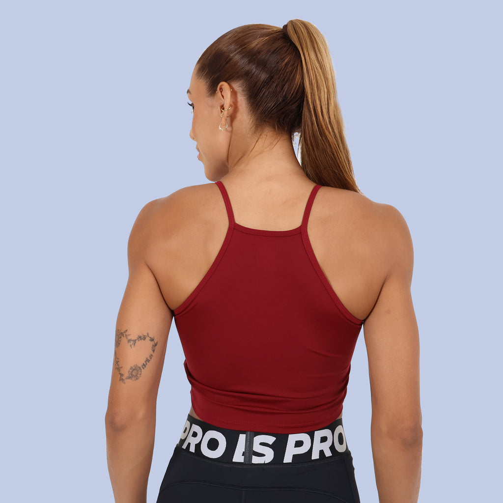 Cropped Alçinhas Skull - Carmim