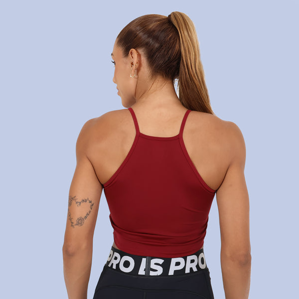 Cropped Alçinhas Skull - Carmim