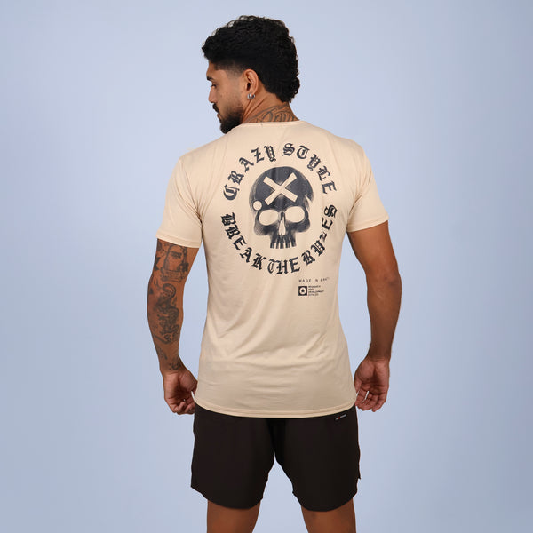 Camisa Skull Crazy - Pinhão Extra